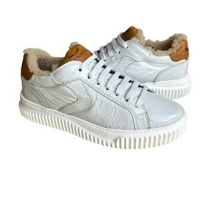 🆕 Voile Blanche Lipari Patent Leather Sneakers Off White